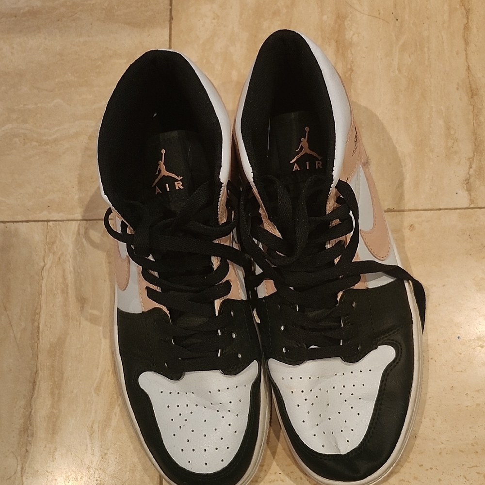 Air Jordan Black and White Sneakers